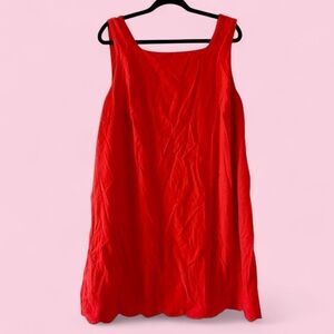Kate Spade New York x Target Orange/Red Scallop Hem Dress | Size 1X